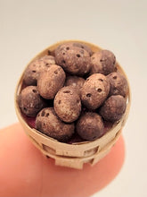 Load image into Gallery viewer, Dollhouse Miniature ~ 1:24 Scale, Potatoes in Basket, Made by Gail Wise
