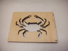 Load image into Gallery viewer, Crab Design – Wooden Cutout Sign
