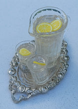 Load image into Gallery viewer, Lemon Ice Water on Metal Platter
