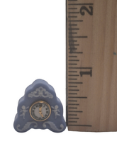 Load image into Gallery viewer, Carol Pongracic – Blue Porcelain Clock w/ White Accents
