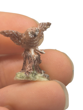 Load image into Gallery viewer, Jackie Transue – Vintage Porcelain Owl Figurine 1986
