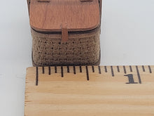 Load image into Gallery viewer, Al Chandronnait – Picnic Basket with Opening Lid &amp; Leather Latches

