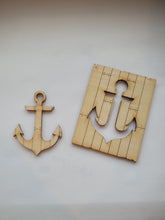 Load image into Gallery viewer, Anchor Design – Wooden Cutout Sign
