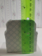 Load image into Gallery viewer, 2pc White &amp; Blue Polka Dot with Pillows
