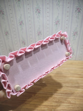 Load image into Gallery viewer, Pink Rose and Gingham Couch with Skirt and 2 Pillows
