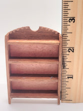 Load image into Gallery viewer, Dollhouse Miniature ~ 1:24 Scale, Wooden Bookshelf
