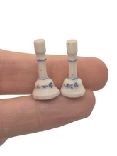 Load image into Gallery viewer, Ron Benson – Pair of Porcelain Candlestick Holders
