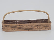Load image into Gallery viewer, Al Chandronnait - Long Rectangular Woven Basket with Handle
