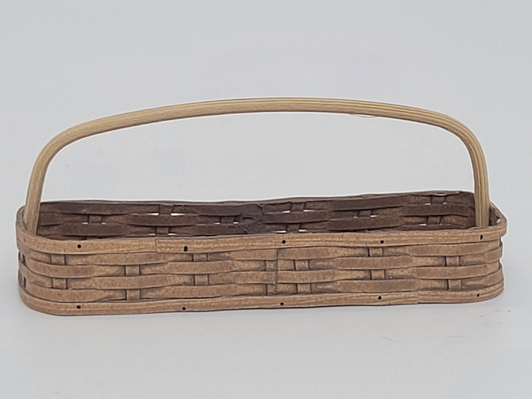 Al Chandronnait - Long Rectangular Woven Basket with Handle