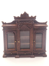 Load image into Gallery viewer, Dollhouse Miniature ~ 1:24 Scale, JBM Brown China Cabinet
