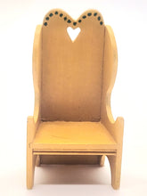 Load image into Gallery viewer, Dollhouse Miniature ~ 1:24 Scale, Hand-Painted Decorative Wooden Side Chair

