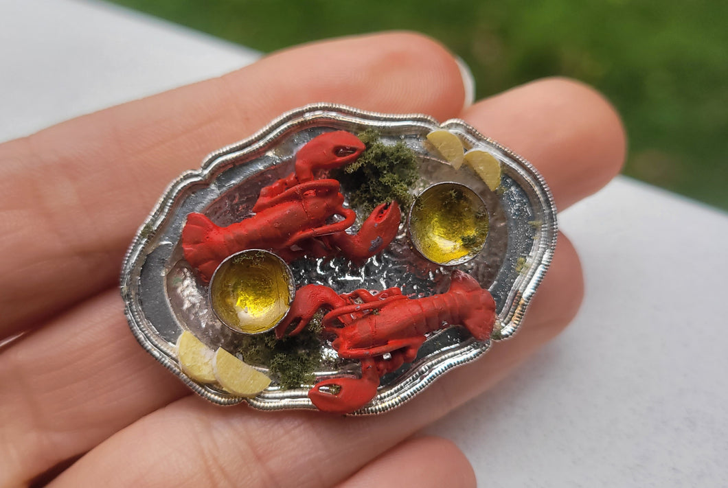 Lobster and Butter on Platter