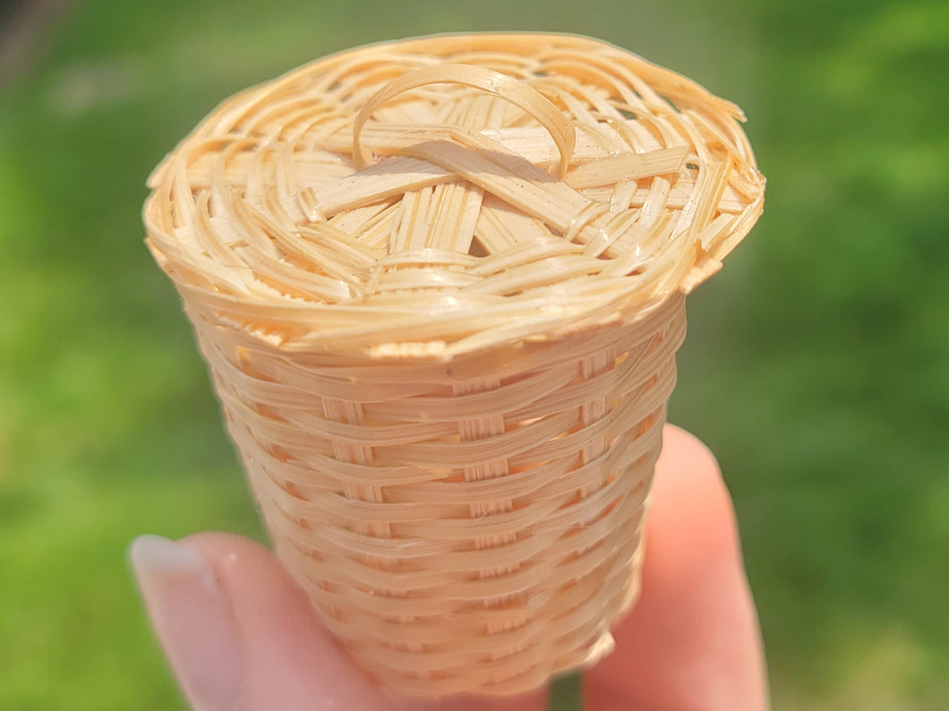 Woven Hamper - by Royal Miniatures