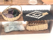 Load image into Gallery viewer, Dollhouse Miniature ~ 1:12 Scale, Wooden Shelf with Southwest Goodies
