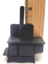 Load image into Gallery viewer, Dollhouse Miniature ~ 1:24 Scale, Hand Made Wood Burning Stove, Made From Wood
