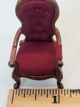Load image into Gallery viewer, Handmade Regal Red Fainting Couch and 2 Chairs
