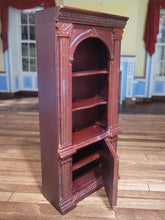 Load image into Gallery viewer, Bespaq Mahogany Oddities/Display Shelf w/ Functional Cabinet
