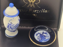 Load image into Gallery viewer, Dollhouse Miniature ~ Vase and Plate by Reutter Porcelain
