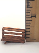 Load image into Gallery viewer, Dollhouse Miniature ~ 1:24 Scale, 2pc Set Shell Basket and  Wooden Crab Trap
