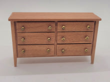 Load image into Gallery viewer, 6 Drawer Oak Dresser
