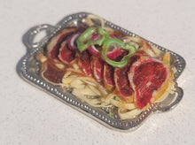 Load image into Gallery viewer, Meat Slices on Noodles with Pepper and Onion
