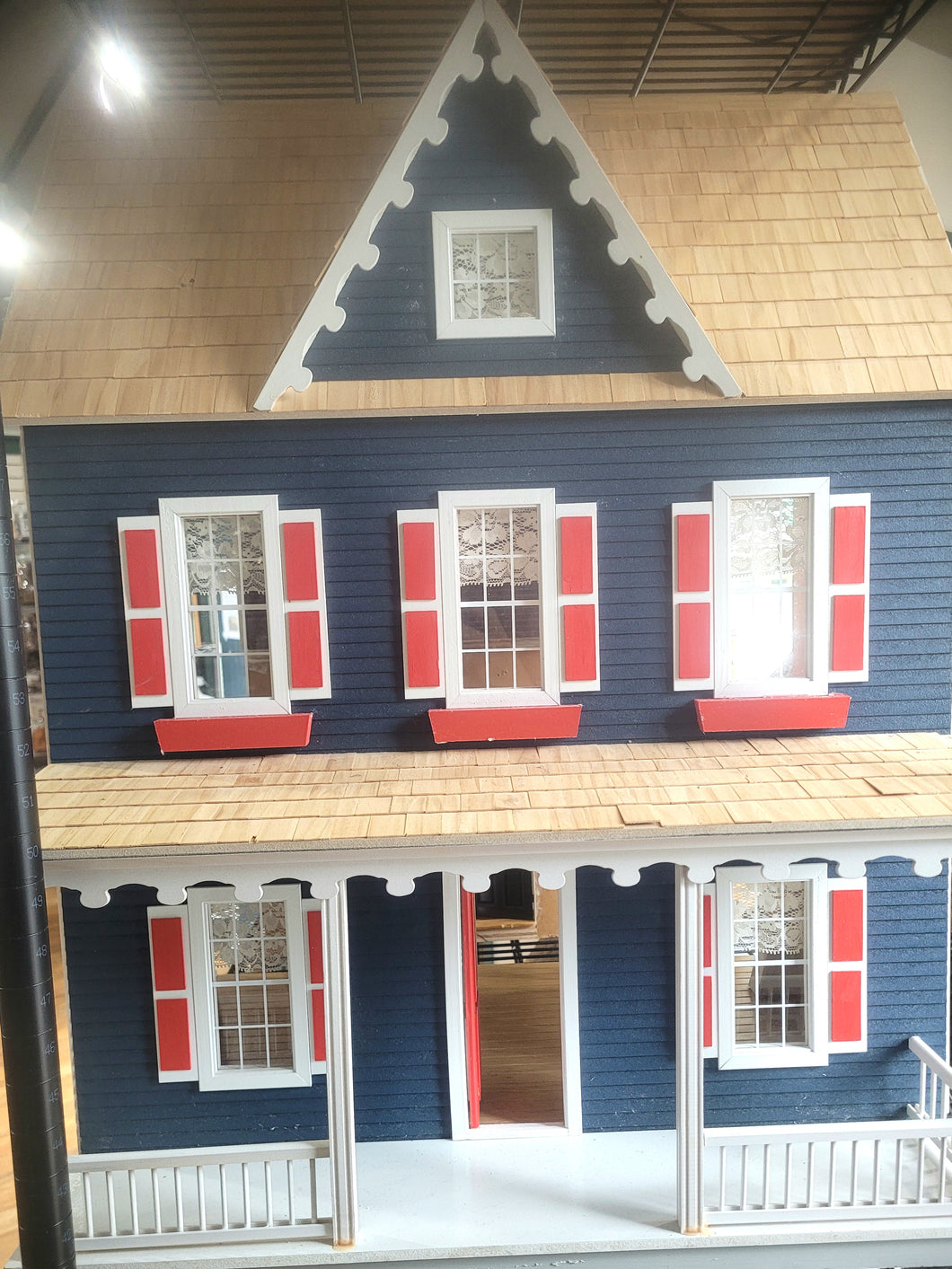 Navy Blue Vermont Farmhouse Pre-Owned, Sold As-Is