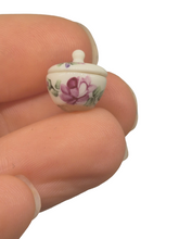 Load image into Gallery viewer, Lynn McVay – Porcelain Handpainted Sugar Tin w/ Lid
