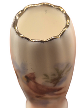 Load image into Gallery viewer, Niglo – Handpainted Birds on Vase with Golden Trim
