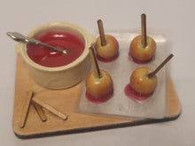 Load image into Gallery viewer, Candy Apples and Pot on Wooden Board
