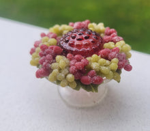 Load image into Gallery viewer, Victorian Jello Mould with Frosted Grapes
