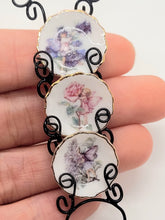 Load image into Gallery viewer, Dollhouse Miniature ~ 1:12 Scale, Fairy Plates on Rack by Reutter Porcelain
