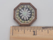 Load image into Gallery viewer, 1&quot; Sailor&#39;s Valentine – Green Shells around Heart Center – by Pam Friend
