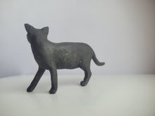 Load image into Gallery viewer, Black cat with Green Eyes Standing - by Karl Blindheim
