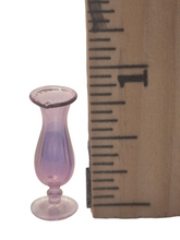Load image into Gallery viewer, Glass Craft – Handblown Glass Pink Vase with Fluting
