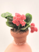 Load image into Gallery viewer, Dollhouse Miniature ~ 1:24 Scale, Several Red Flowers in Pot
