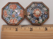 Load image into Gallery viewer, 1½&quot; Sailor&#39;s Valentine &quot;Think of Me&quot; with Assorted Shells and Flowers – by Pam Friend
