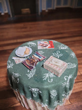 Load image into Gallery viewer, 3pc Green &amp; Cream Living Room Set
