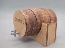 Load image into Gallery viewer, Large – Wooden Cabernet Barrel with Wooden Holder
