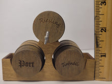 Load image into Gallery viewer, Medium - Riesling, Port, and Zinfandel Barrels on Wooden Holder
