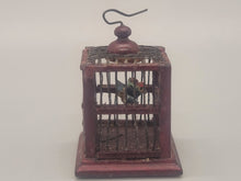 Load image into Gallery viewer, Bespaq – 2 Budgies in Birdcage
