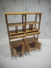 Load image into Gallery viewer, JBM Light Oak Contemporary Shelving Unit Modern
