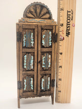 Load image into Gallery viewer, Dollhouse Miniature ~ 1:12 Scale, 4pc Southwest Bedroom Set - Bed, Rug, Dresser, Table
