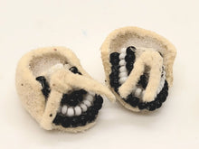 Load image into Gallery viewer, Dollhouse Miniature ~ 1:12 Scale, 2pc Moccasin Set with Beads
