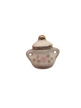 Load image into Gallery viewer, Nancy Duden – 3pc Porcelain Tea Set with Pot, Sugar Jar, and Milk Pitcher
