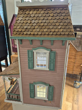 Load image into Gallery viewer, 6 Room Pink and Blue Dollhouse *Pre-Owned*
