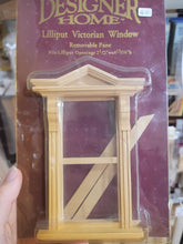 Load image into Gallery viewer, Dollhouse Miniature ~ 1:12 Scale, Lilliput Victorian Window  by Designer Home #2062
