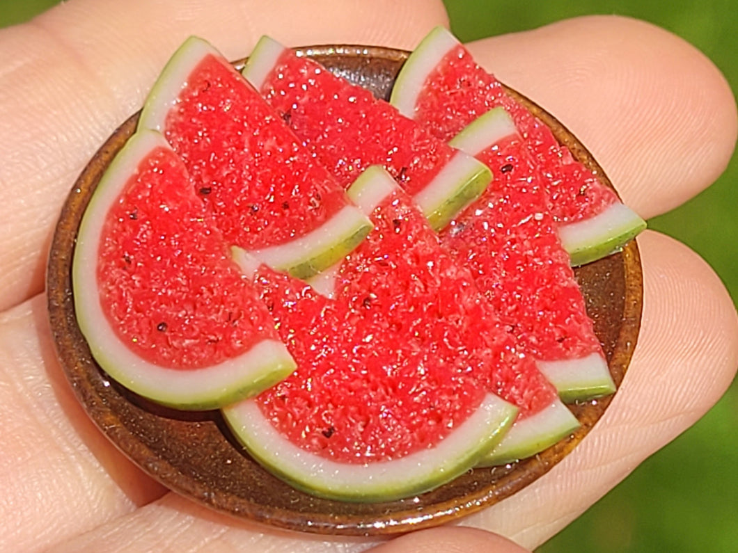 Barb Lewis & Jane Graber - Watermelon Pottery Platter
