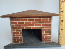 Load image into Gallery viewer, Handmade Corner Fireplace with Wooden Mantle
