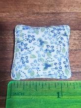 Load image into Gallery viewer, Blue Velvety 2pc Couch &amp; Chair Set with Pillows
