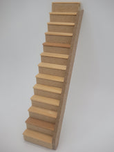 Load image into Gallery viewer, Dollhouse Miniature ~ 1/2&quot; Scale, Wooden Staircase
